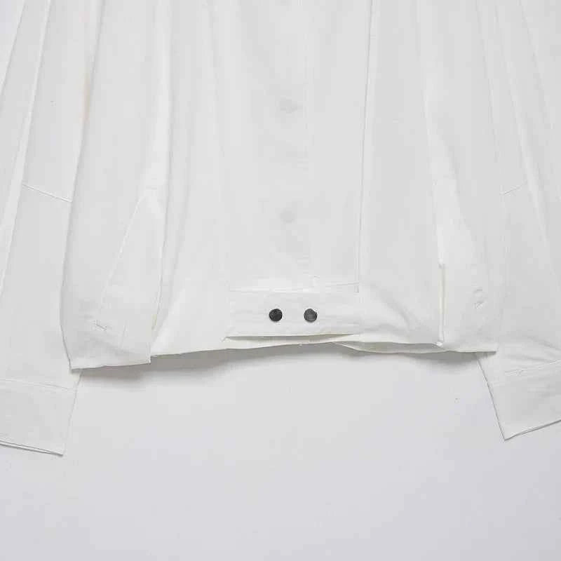 Cozy Soft White High Neck Bomber Jacket