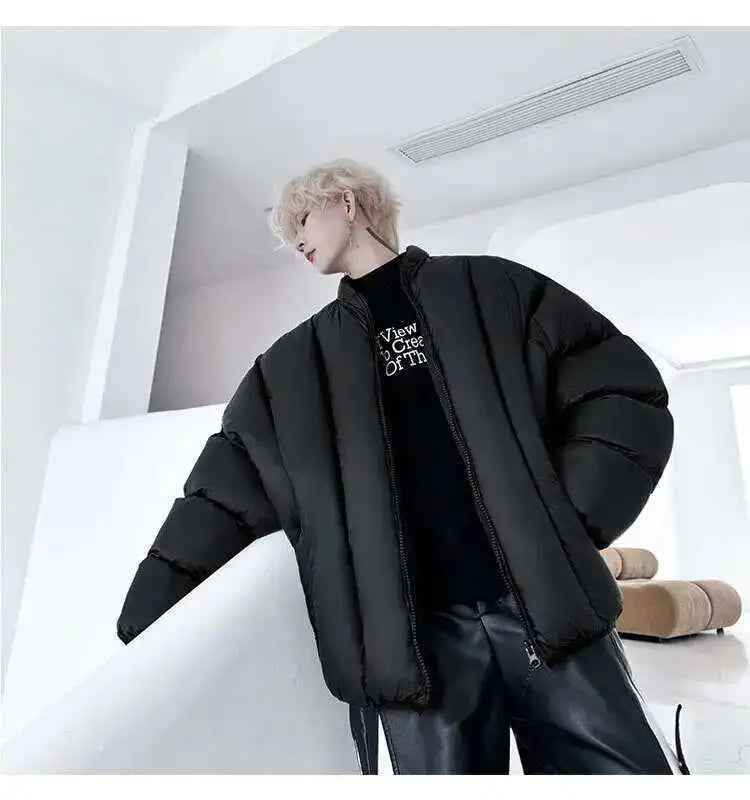 Men Thickened Cotton Padded Winter Jacket