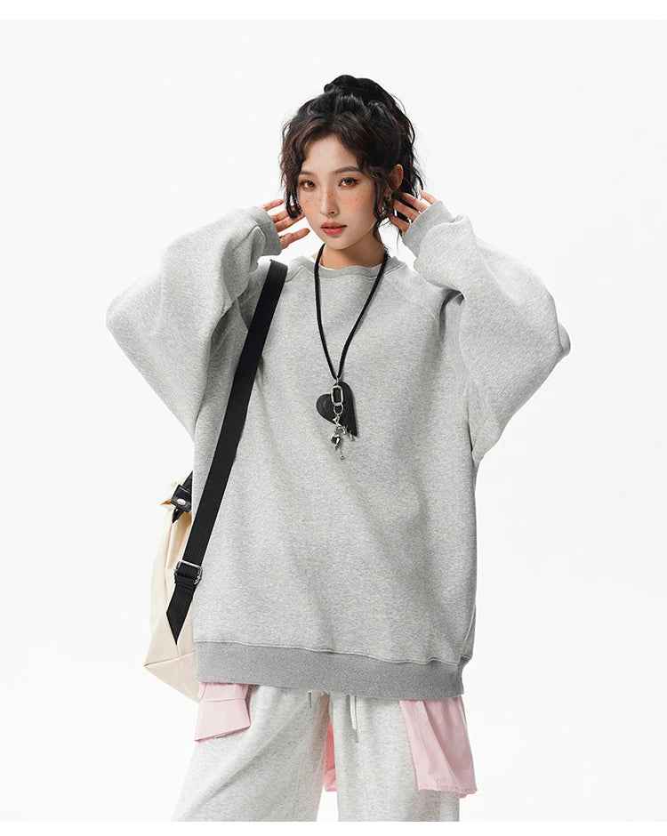 Streetwear Versatile Round Neck Sweatshirt