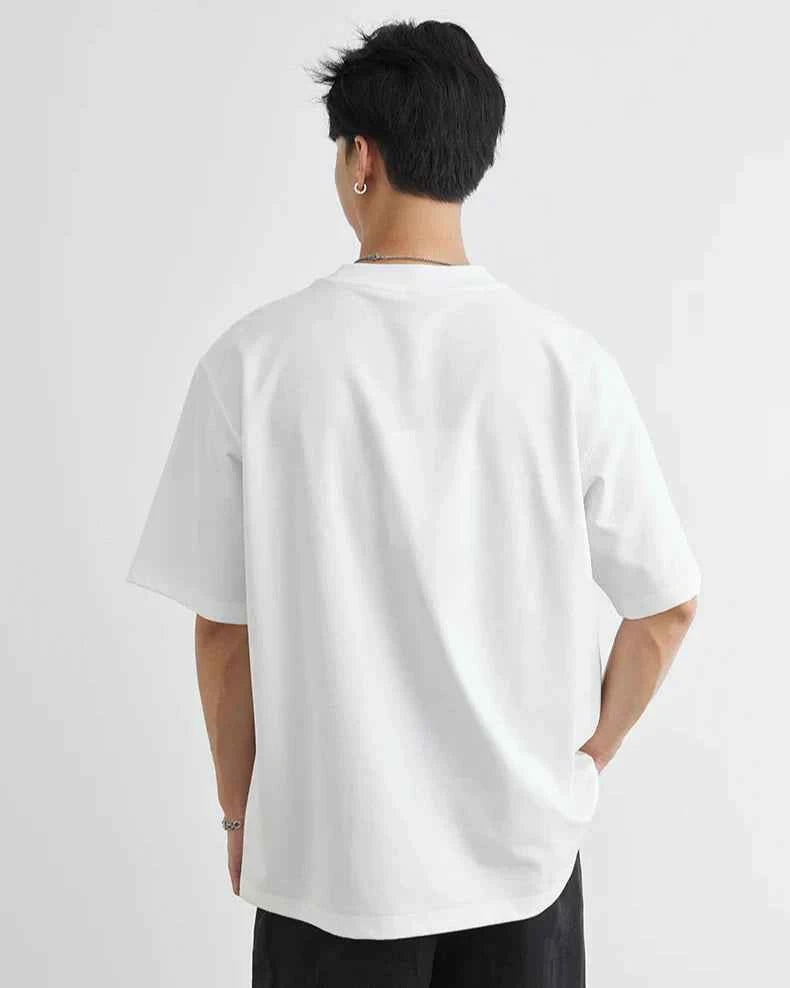 Men's Cool Gradient Color Loose Fit Short T-Shirt