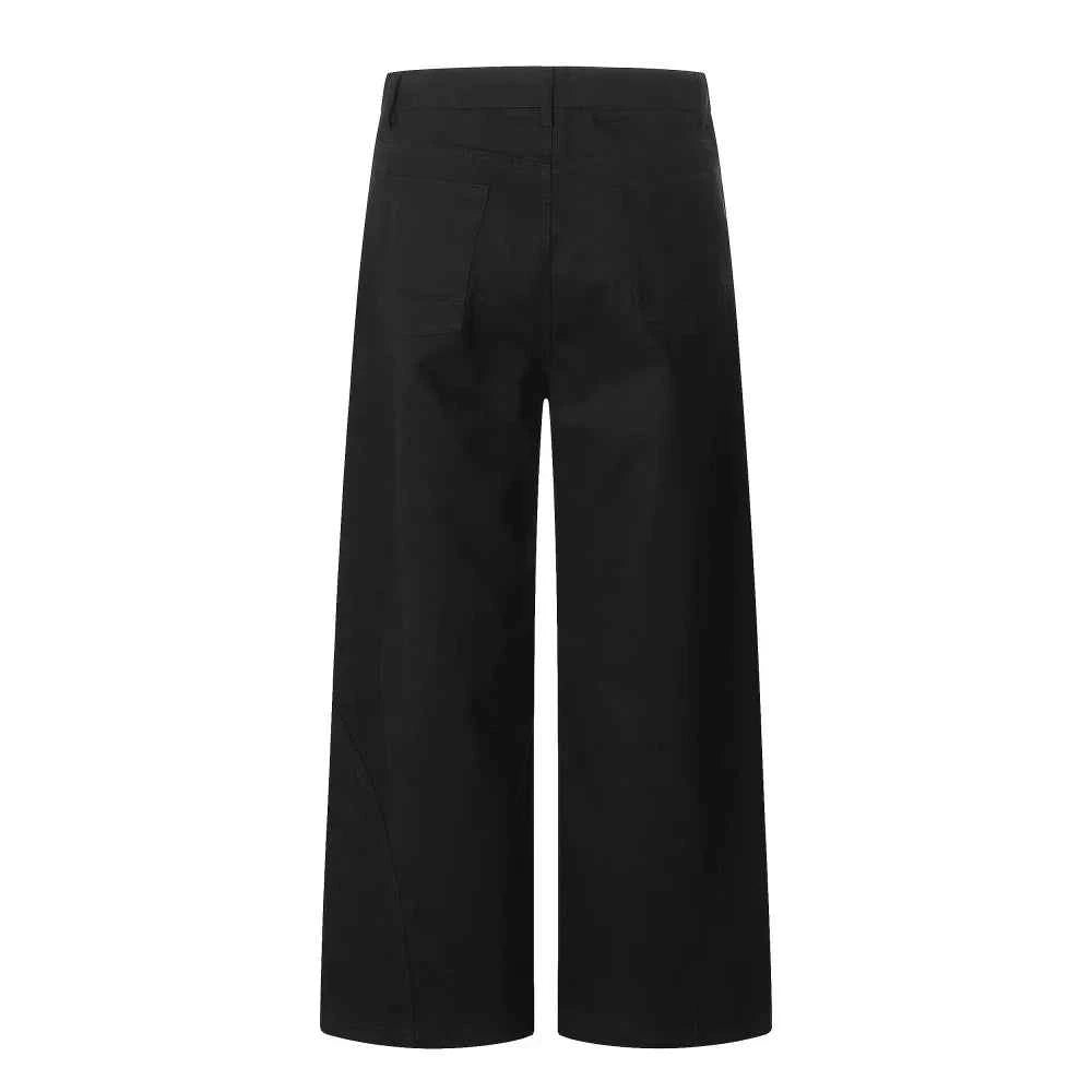 Autumn Plush Retro Loose Wide Leg Casual Pants