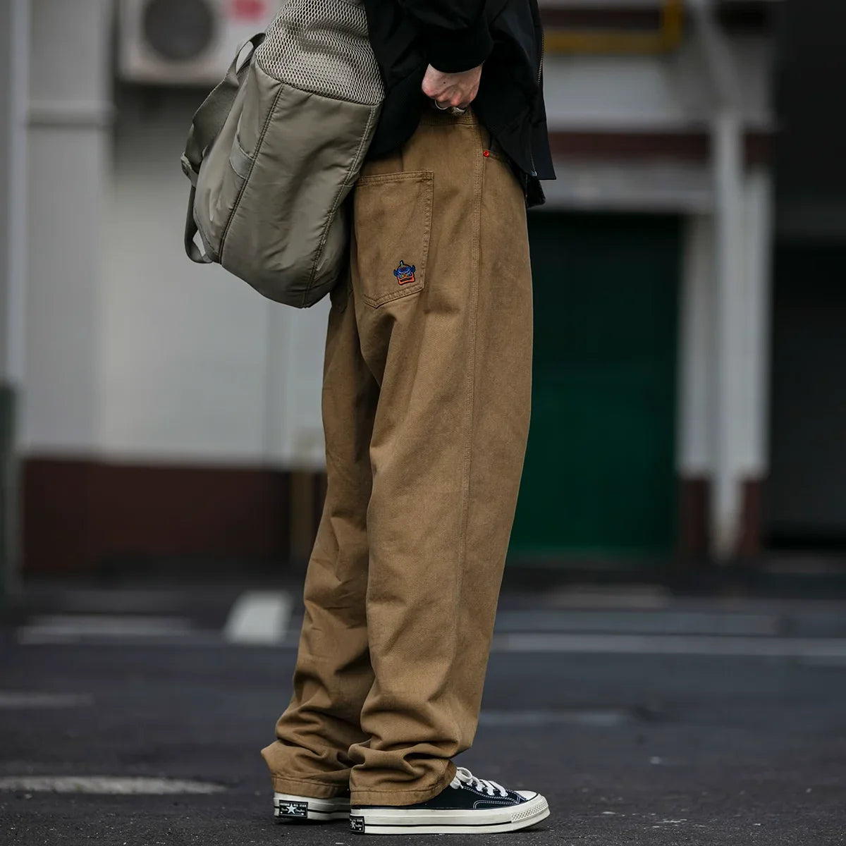 Casual Straight-Leg Trousers