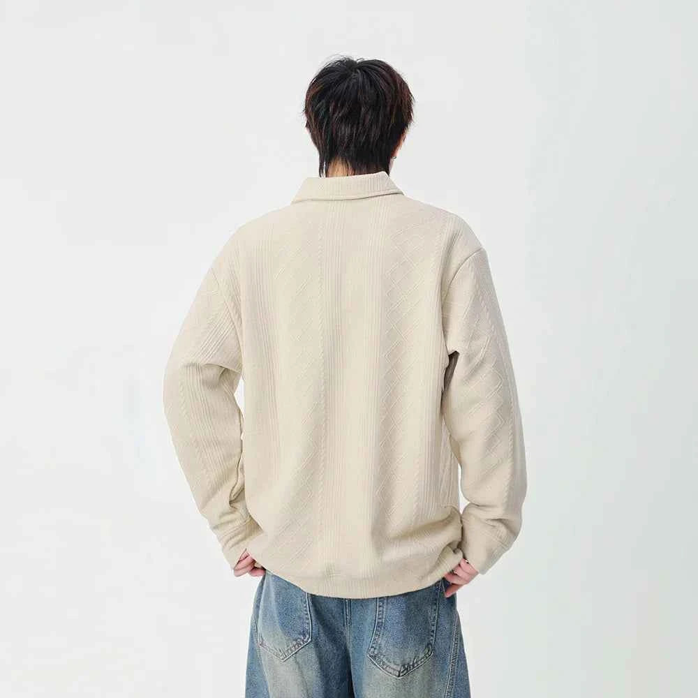 Winter Signature Hip Hop Polo Sweatshirt