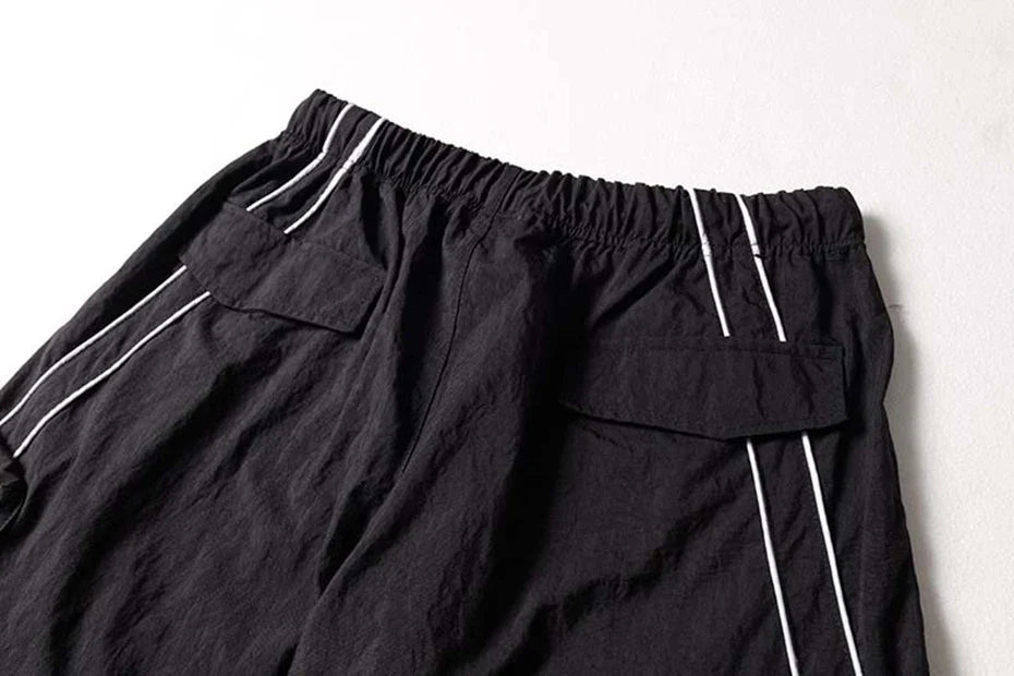 Baggy Stripe Cargo Joggers