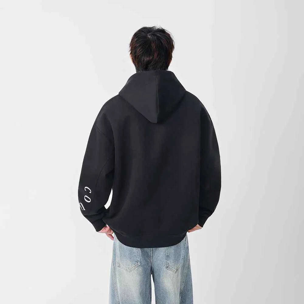 Warm Embroidered Hip Hop Logo Hoodie