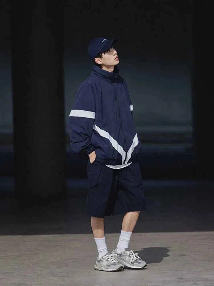 Waterproof Patchwork Varsity Jacket