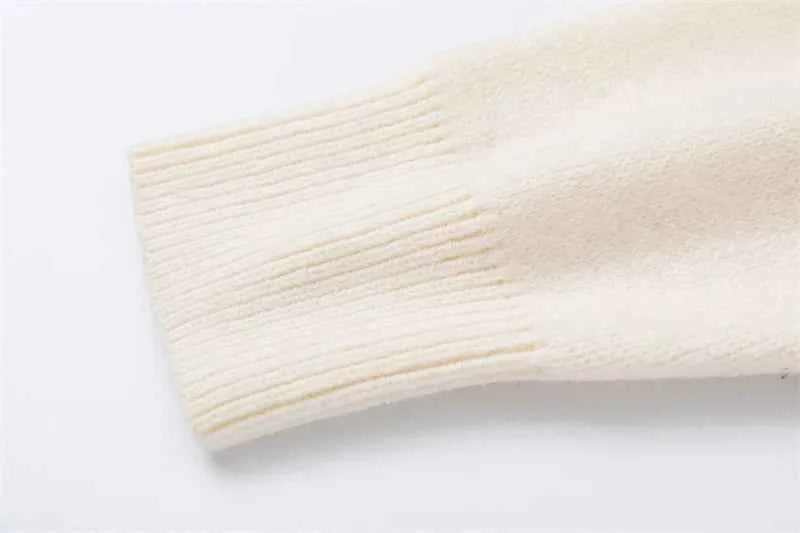 Y2K Cozy Bear Pocket Knitted Sweater