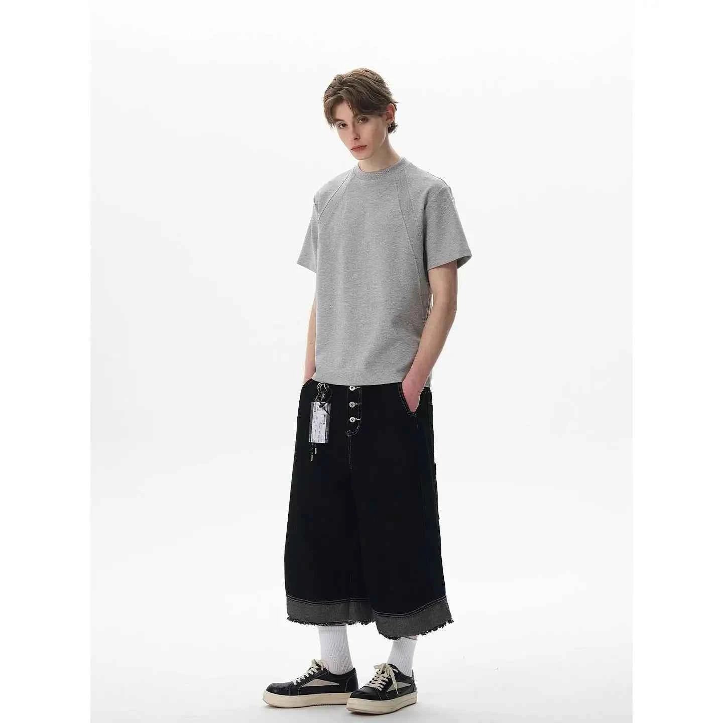 Space Cotton Stitched Box Fit T-Shirt