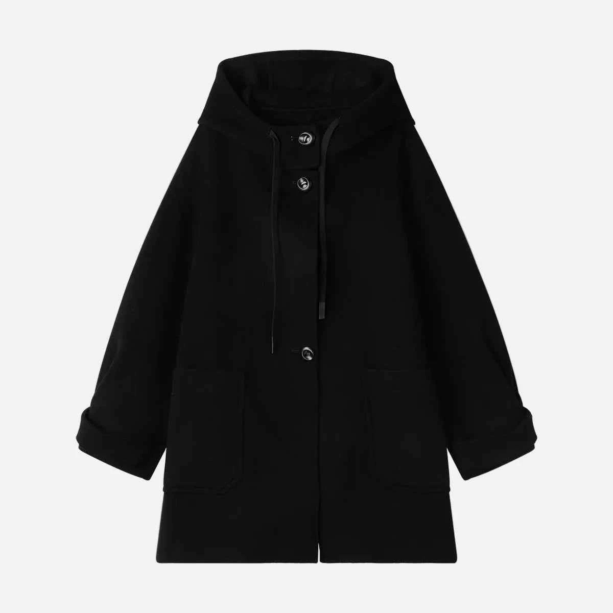 Luxury Cashmere Double-Faced Hooded Jacket