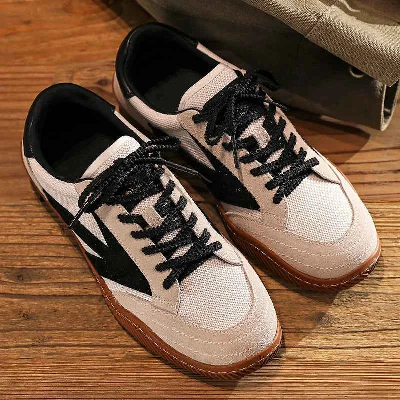 Breathable Comfortable Lace Up Vulcanized Sneaker