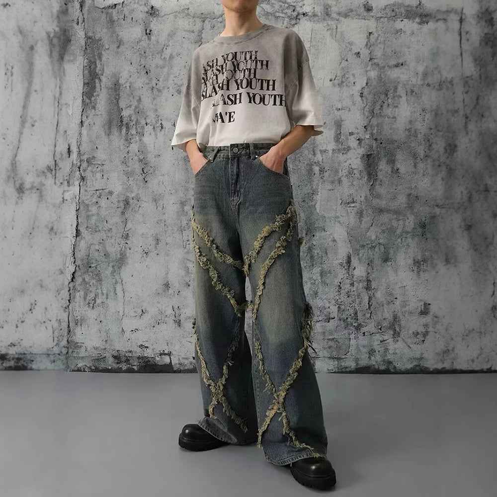 Effortless Chic Retro Loose Fit Denim Jeans