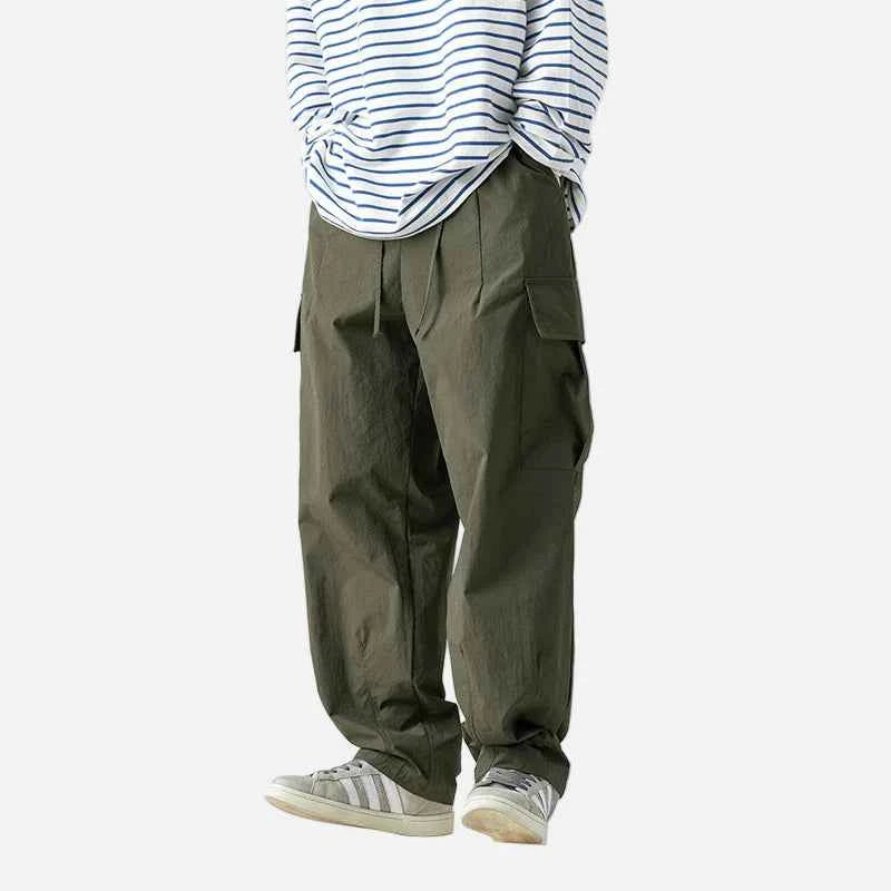 Summer Versatile Solid Color Cargo Pants