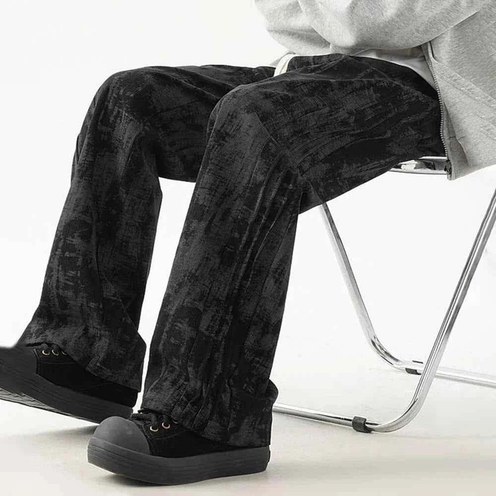 Flattering Straight Drape Casual Pants