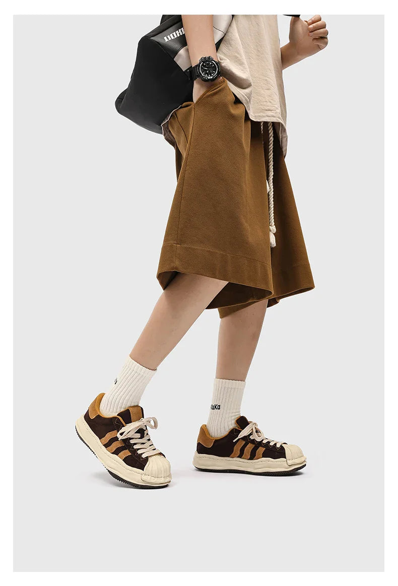 SP1 Striped Board Sneakers