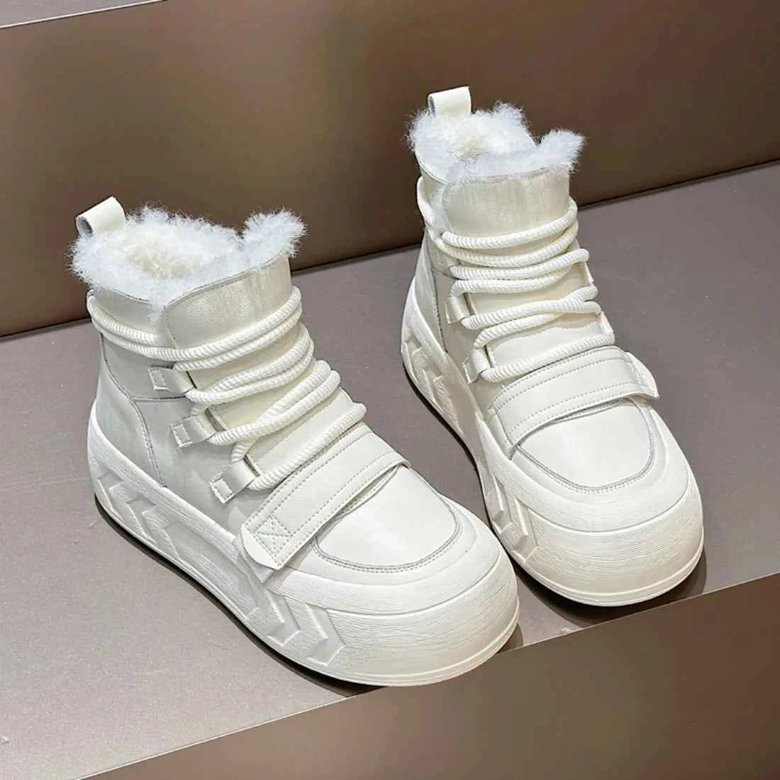 Warm Winter Suede Snow Boot