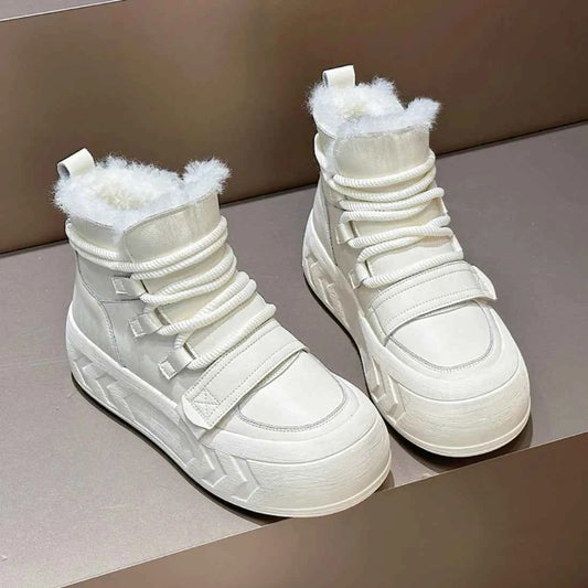 Warm Winter Suede Snow Boot