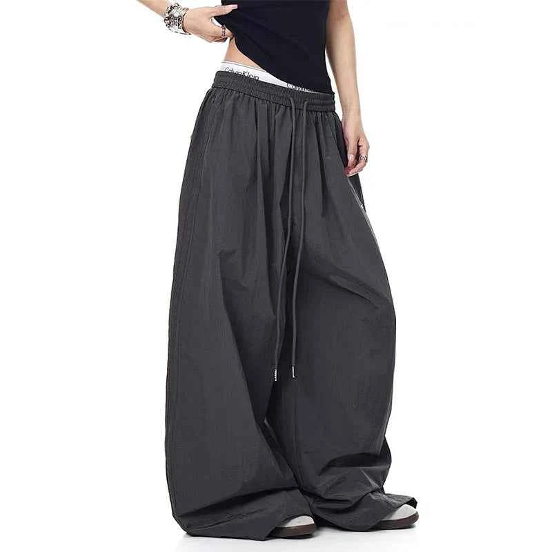 Cozy Oversized Goth Parachute Dance Wide Leg Jogger