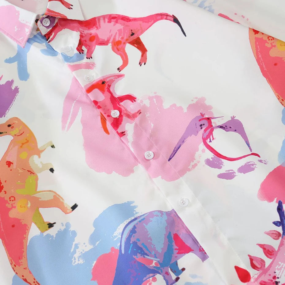 Dinosaur Graphic Printed Shirts