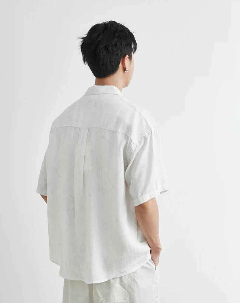 KoreanStyle Casual Button-down Shirt