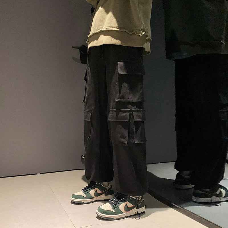Streetwear Hio Hop Wide Leg Cargo Pants