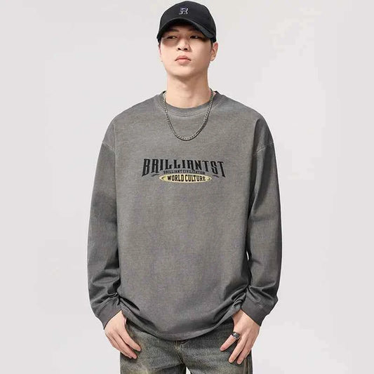 Lightweight Oversize Loose Casual Long Sleeve T-Shirt