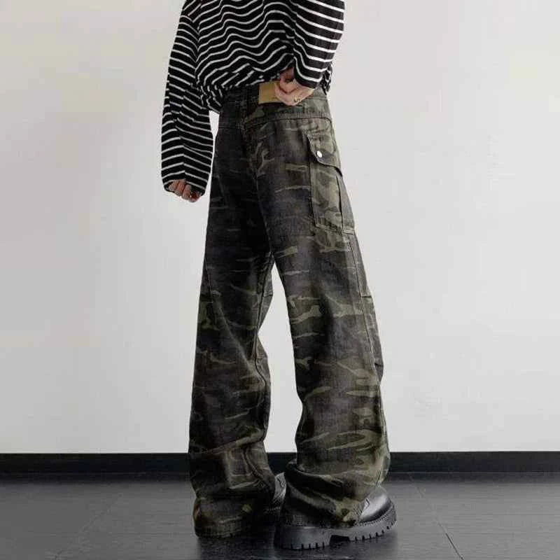 Men Camouflage Casual Cargo Pants