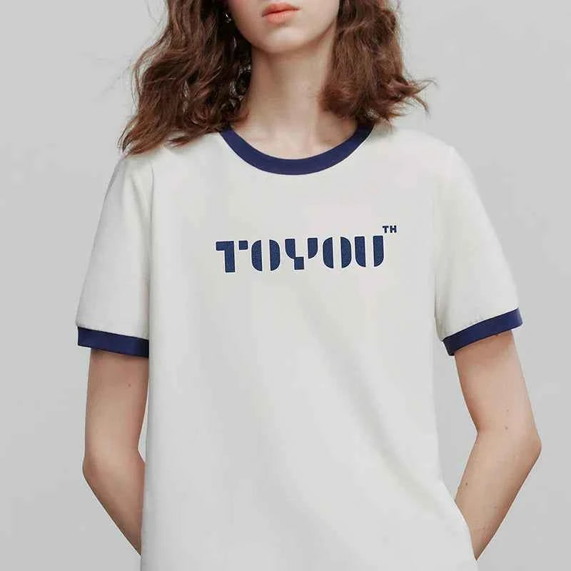 Stylish Short Sleeve Floral Print T-Shirt