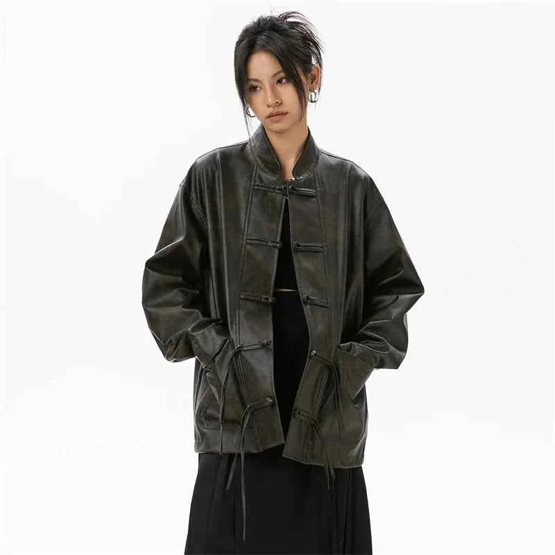Women Authentic Sheepskin Leather Jacket
