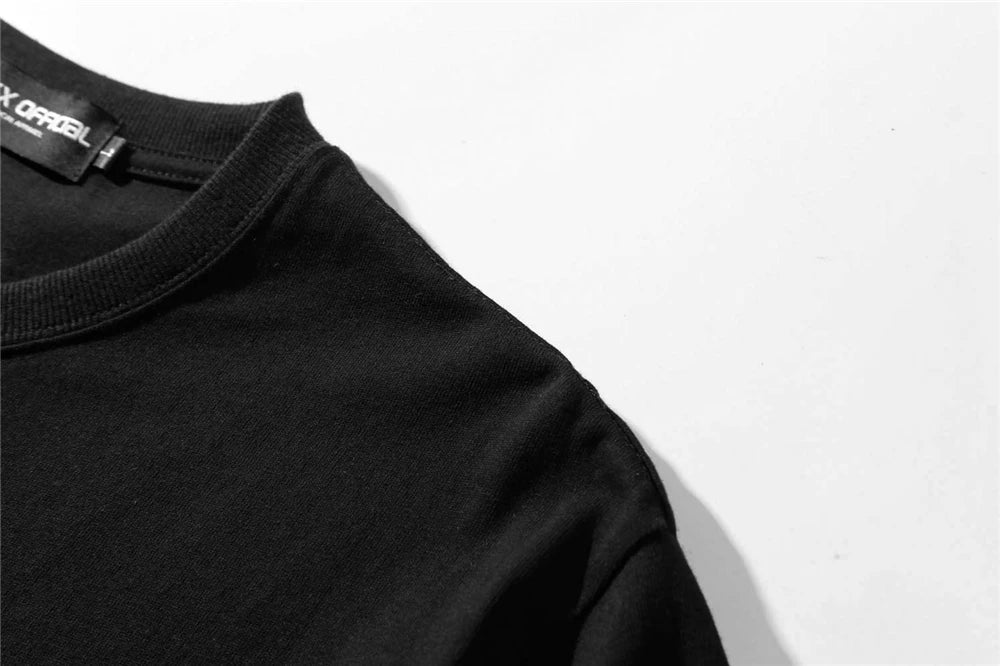 Streetwear Robotic Anime Girl Loose T-Shirt