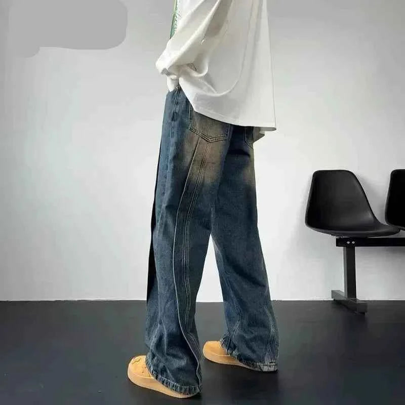 Durable Streetwear High Street Wide Leg Jeans