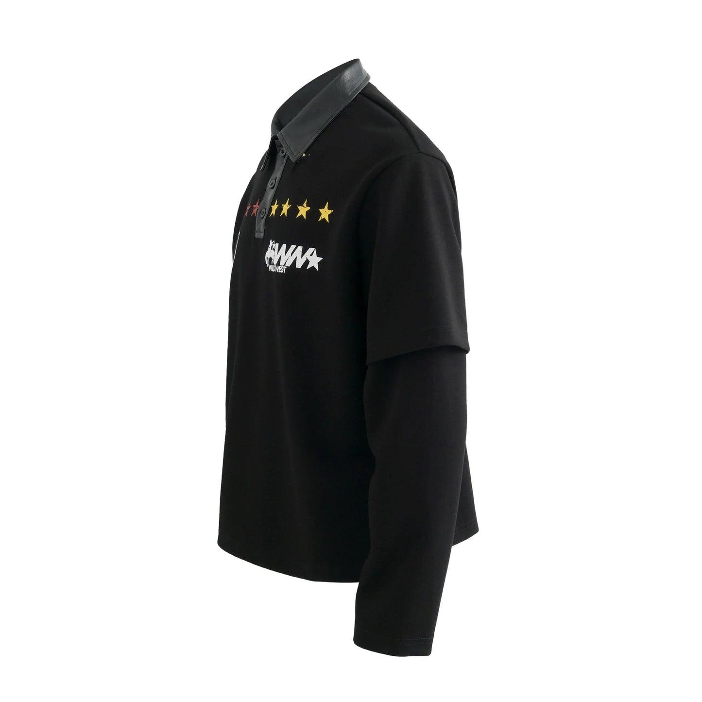 Stylish Trendy American Sports Polo Long Sleeve T-Shirt - Luxuryurbanwear
