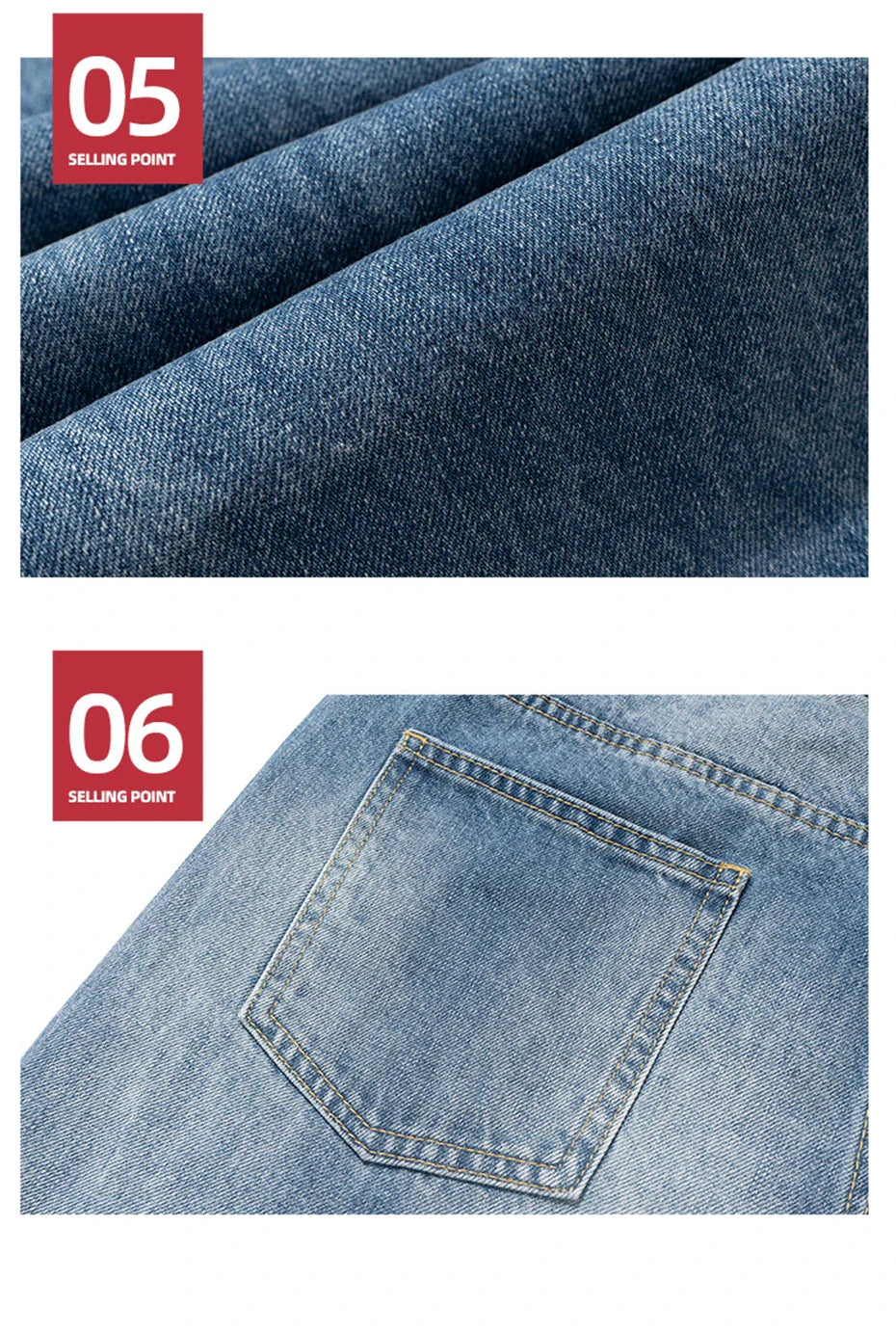 Distressed KP26 Baggy Flared Jeans