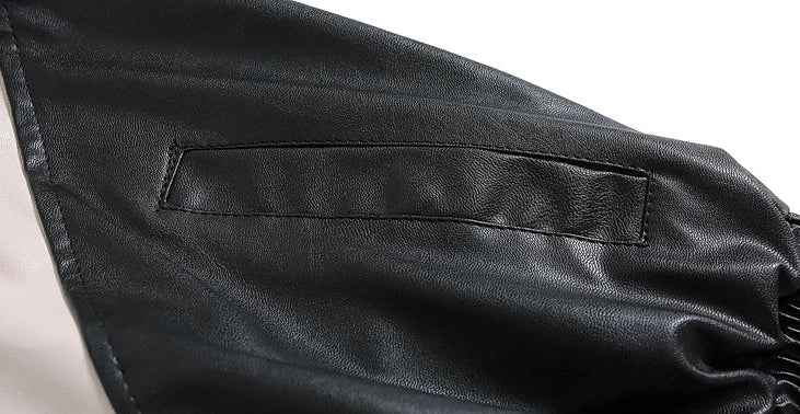 Trendy Streetwear Handsome Motorcycle PU Leather Jacket
