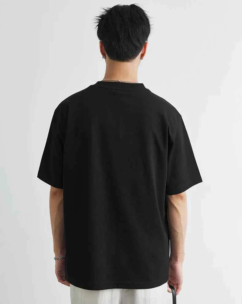 Men's Cool Gradient Color Loose Fit Short T-Shirt