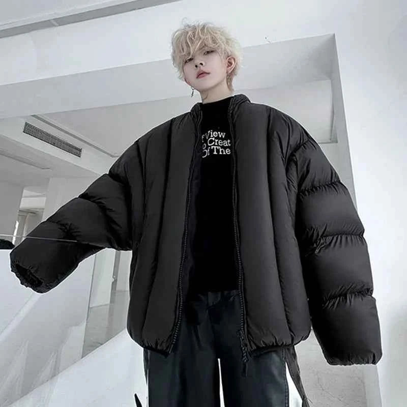Men Thickened Cotton Padded Winter Jacket