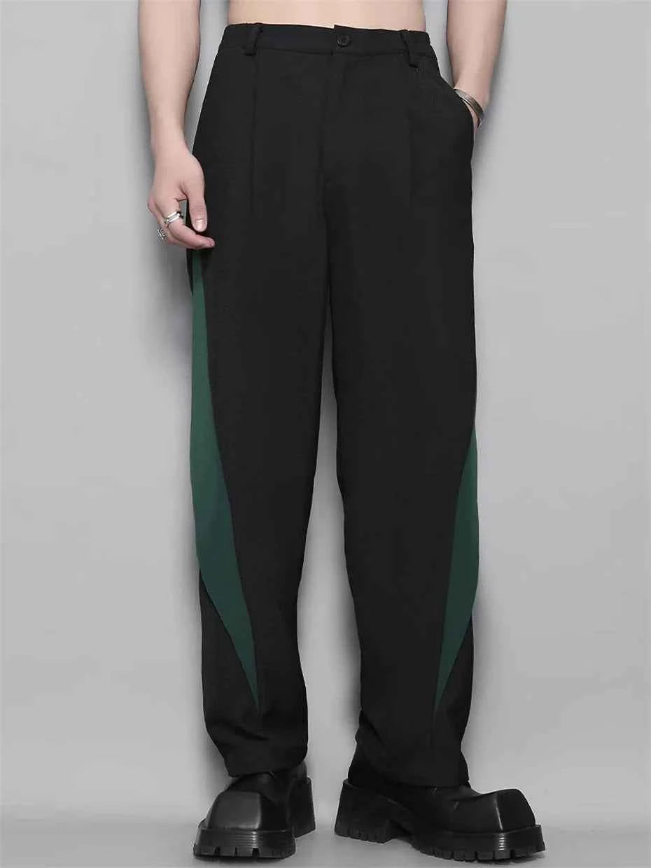 Y2K  Patchwork Punk Wide Leg Pants