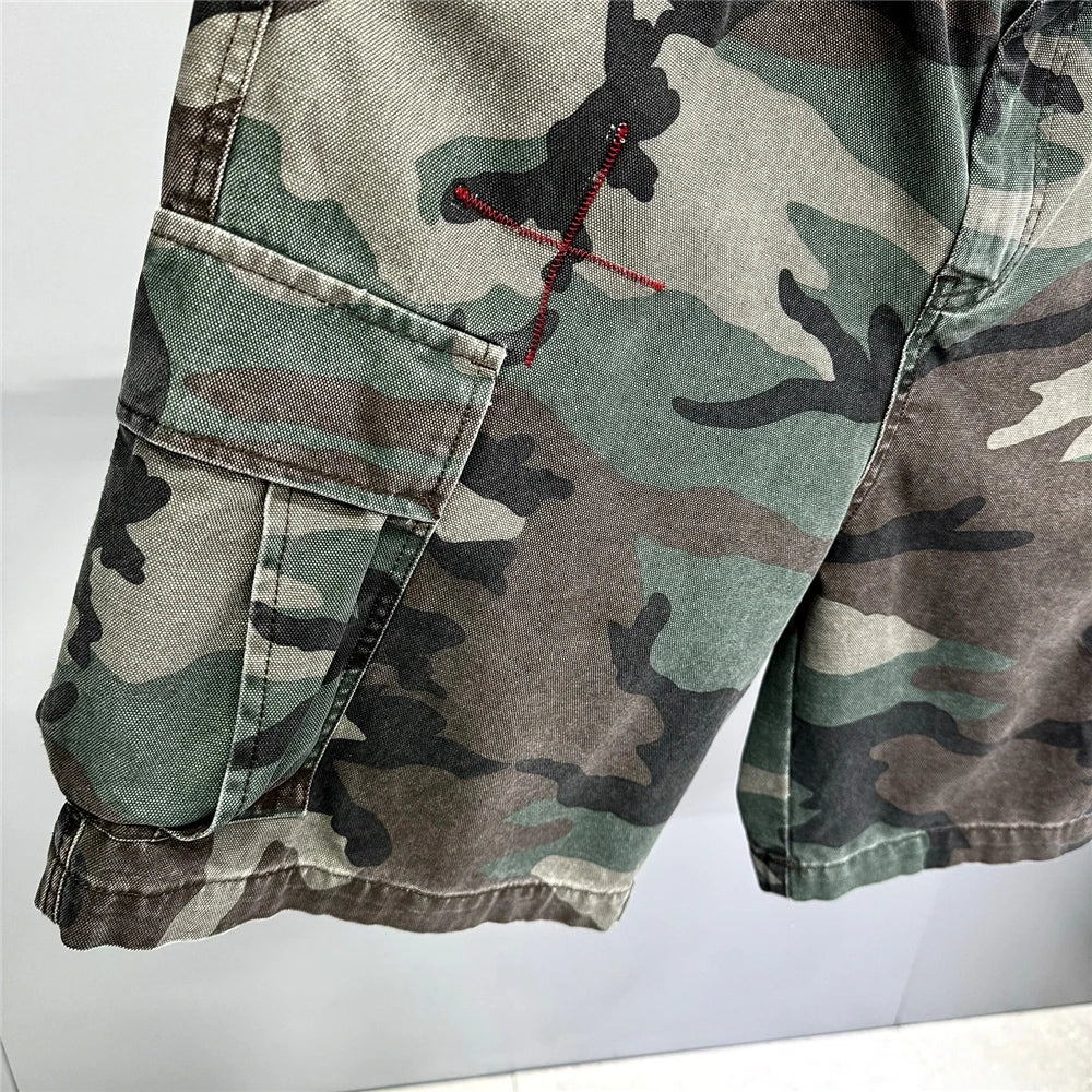 Tactical Camouflage Knee Length Shorts