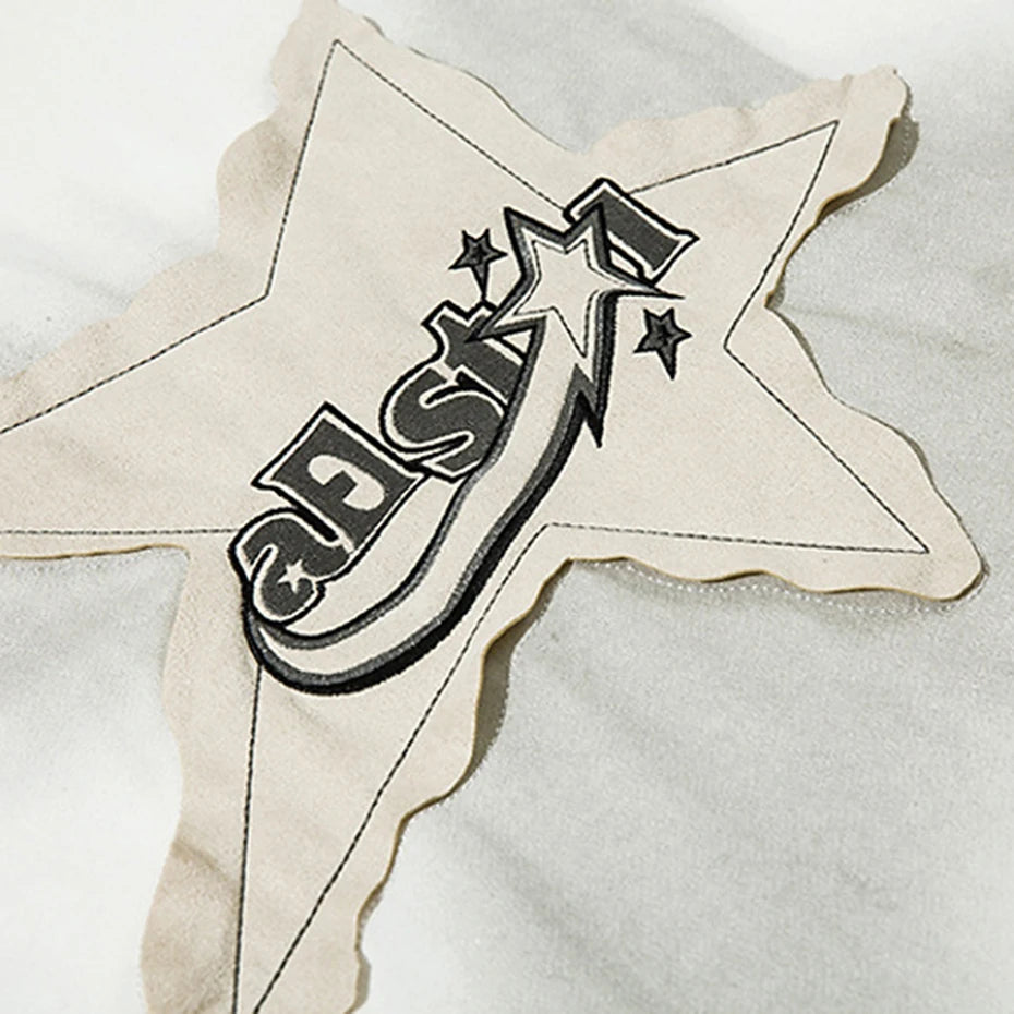 Streetwear Oversized Star Tshirts