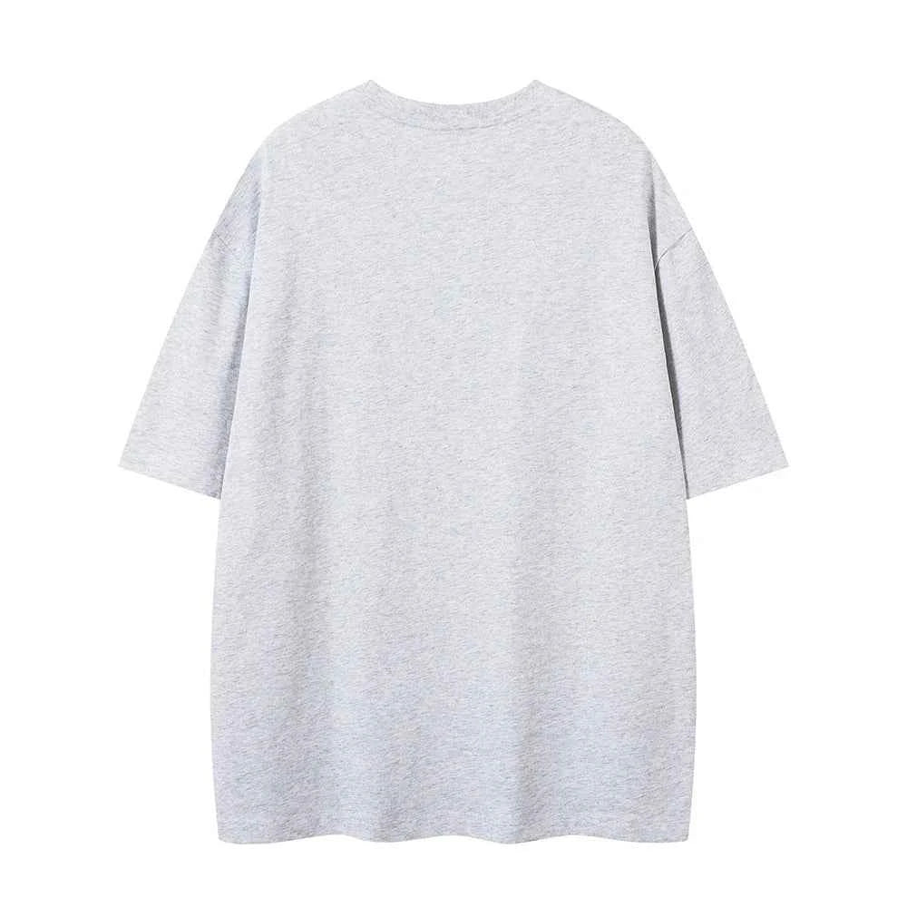 Y2K Vibrant Graffiti Puppy Crew Neck T-Shirt