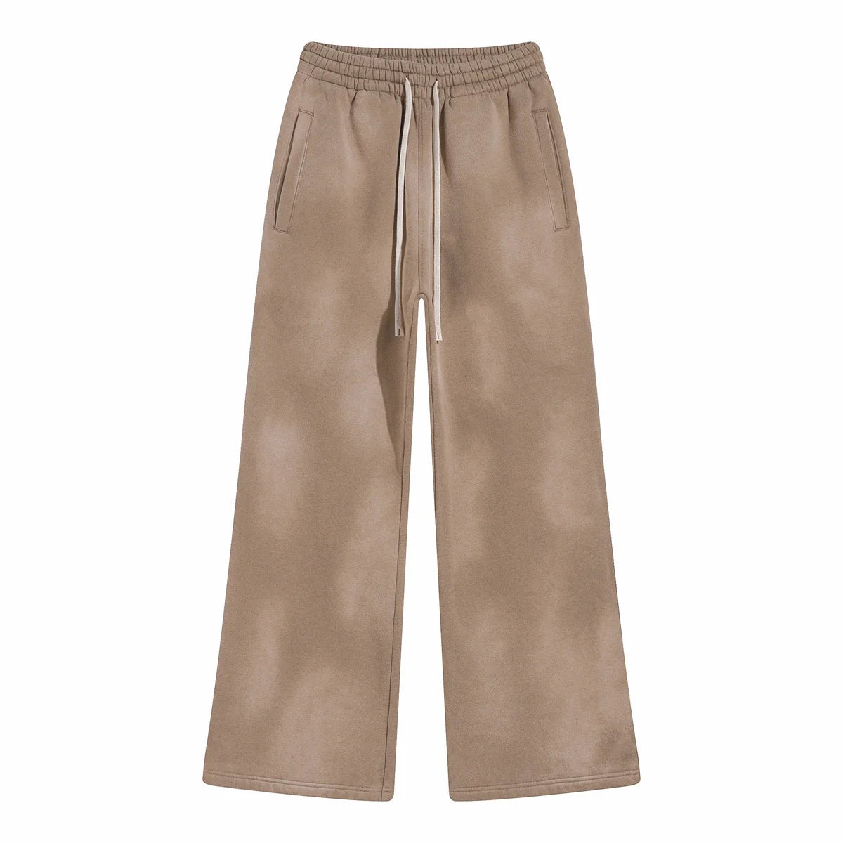Splashing Ink Spray Dyeing Wash Distressed Wide Joggers