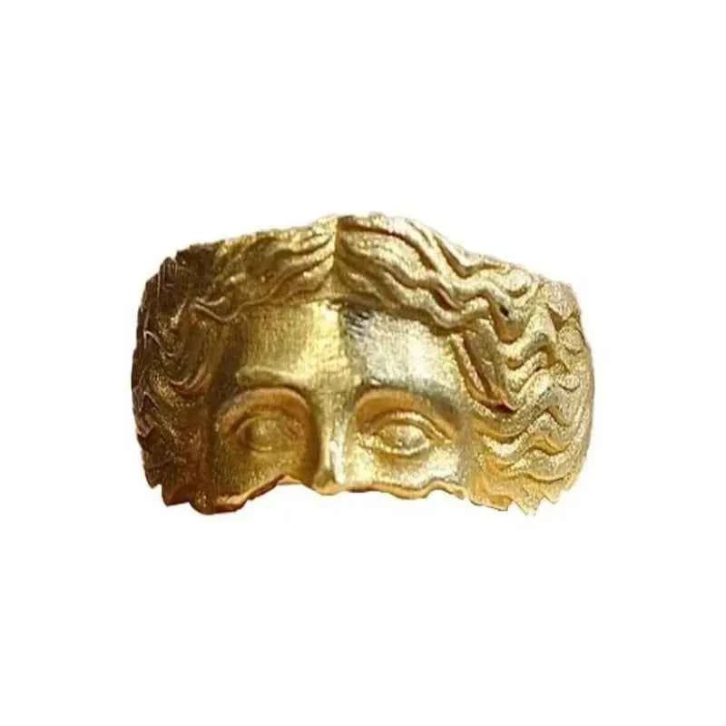 Vintage Literary Venus Face Adjustable Rings