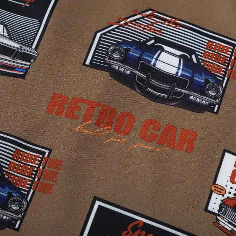 Y2K Retro Vintage Car Graphic Printed Race Shirt