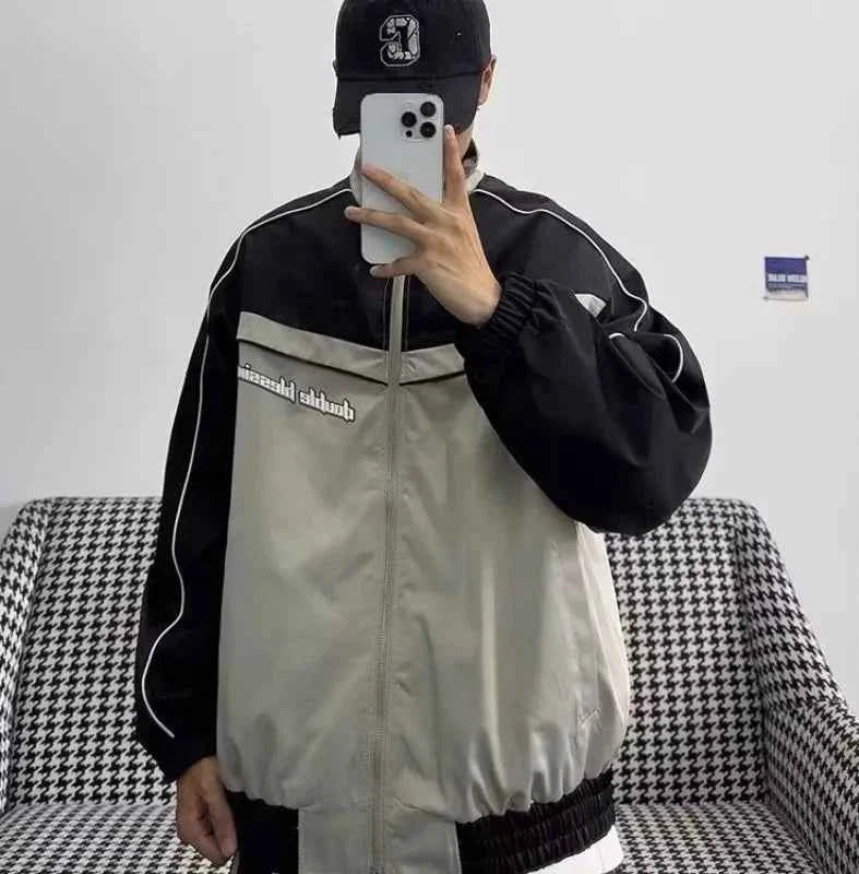 Vintage Streetwear Charge Windbreaker Jacket