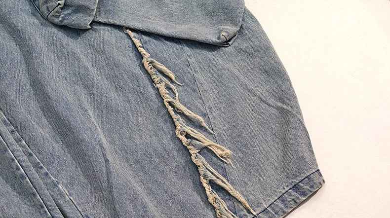 Minimalist Elastic Waist Pleated Wide Leg Jeans