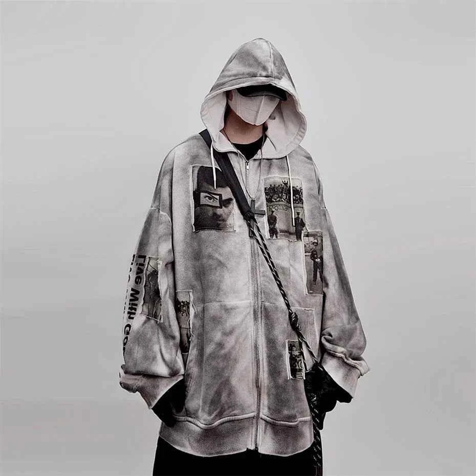 Stylish & Snug Tie Dye Oversized Hooded Sweatshirt