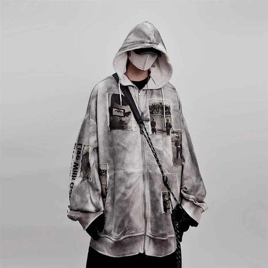 Stylish & Snug Tie Dye Oversized Hooded Sweatshirt