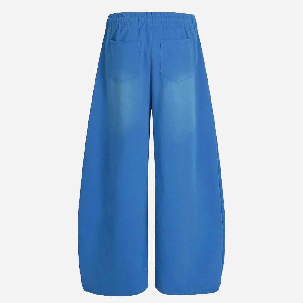 Chic High Street Letter Print Drawstring Sweatpants