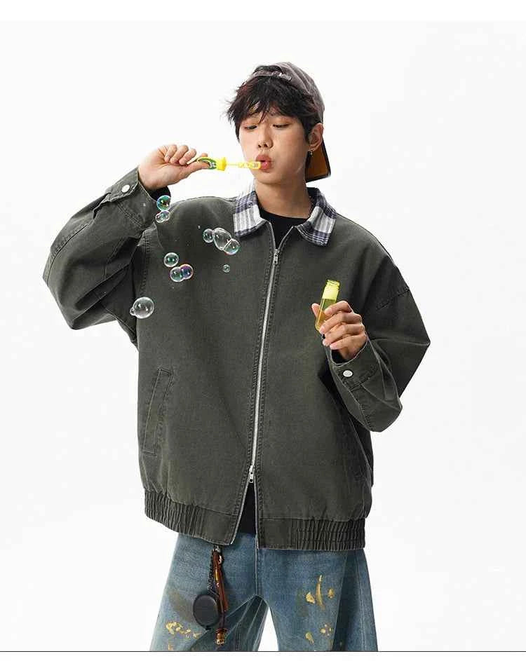 Autumn Detroit Canvas Pure Cotton Jacket
