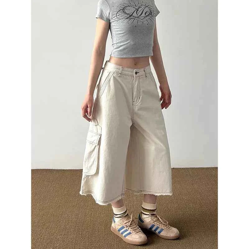 Streetwear American Style Oversized Cargo Pants