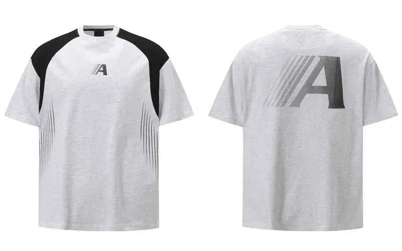 Essential Retro Graphic Printed Racing Sports T-Shirt